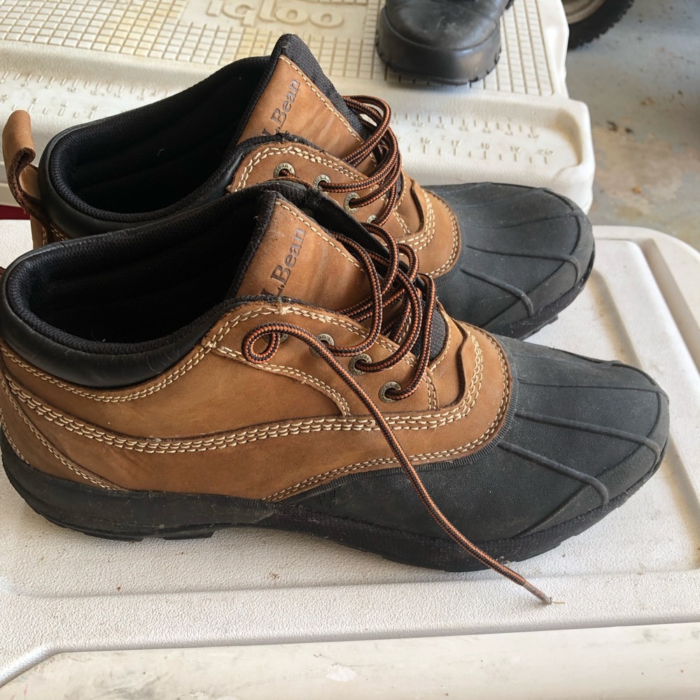 LL bean duck boots men’s 12 low rubber vintage ?